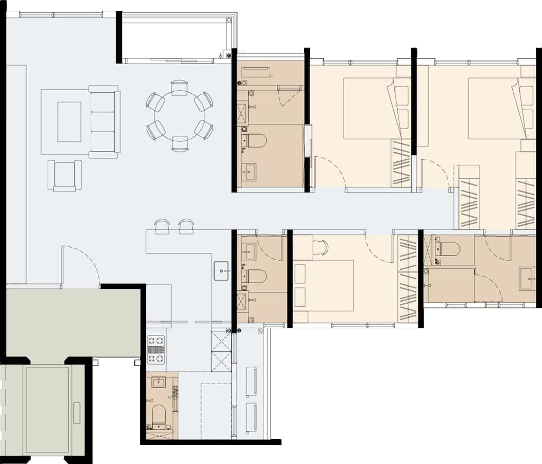 Accent Residences — Type B1 (M)