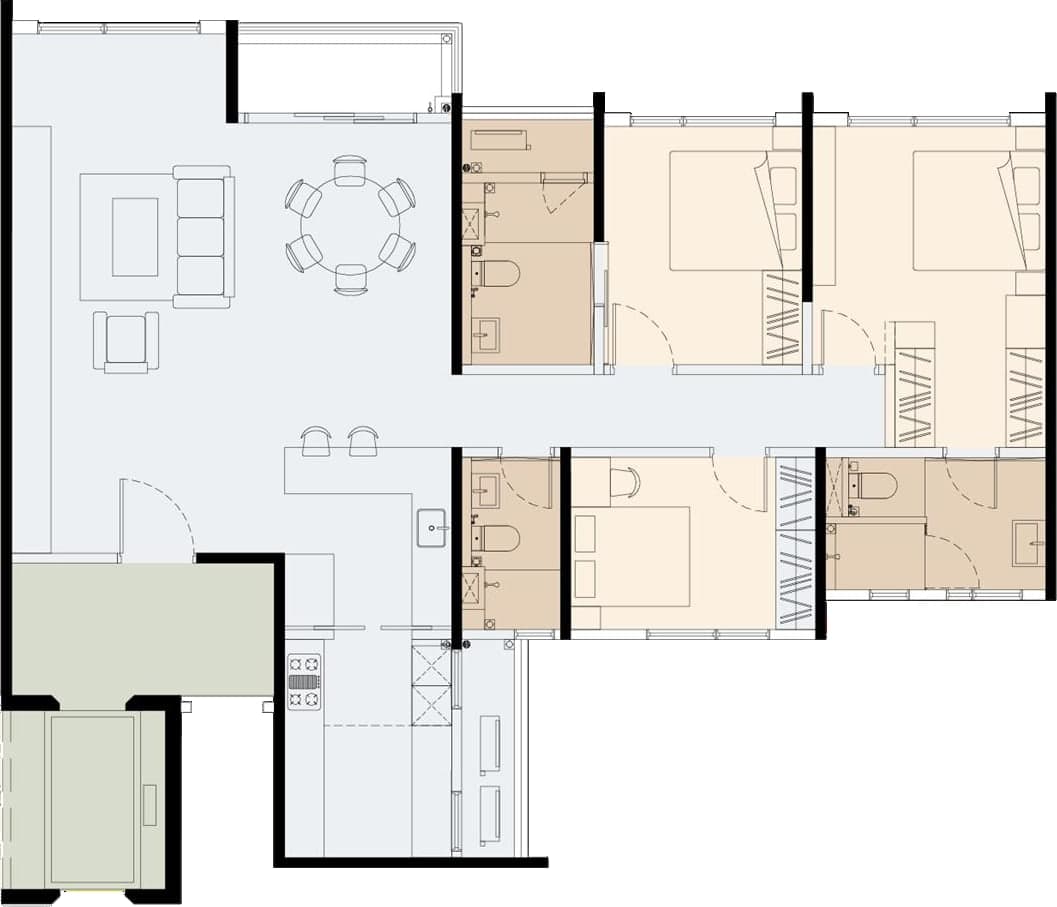 Accent Residences — Type B2 (M)