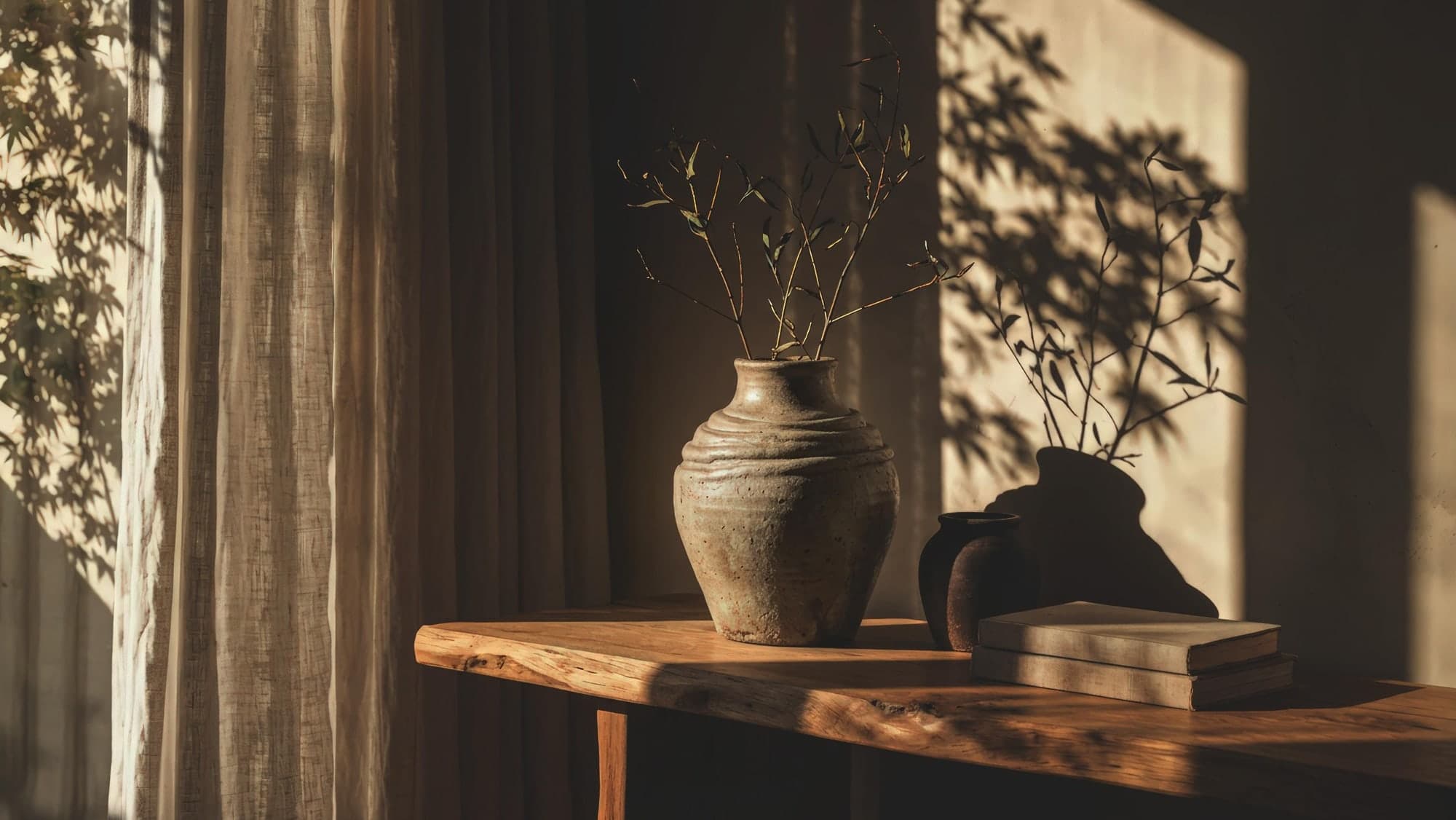 Gentle light and composed, restful interiors