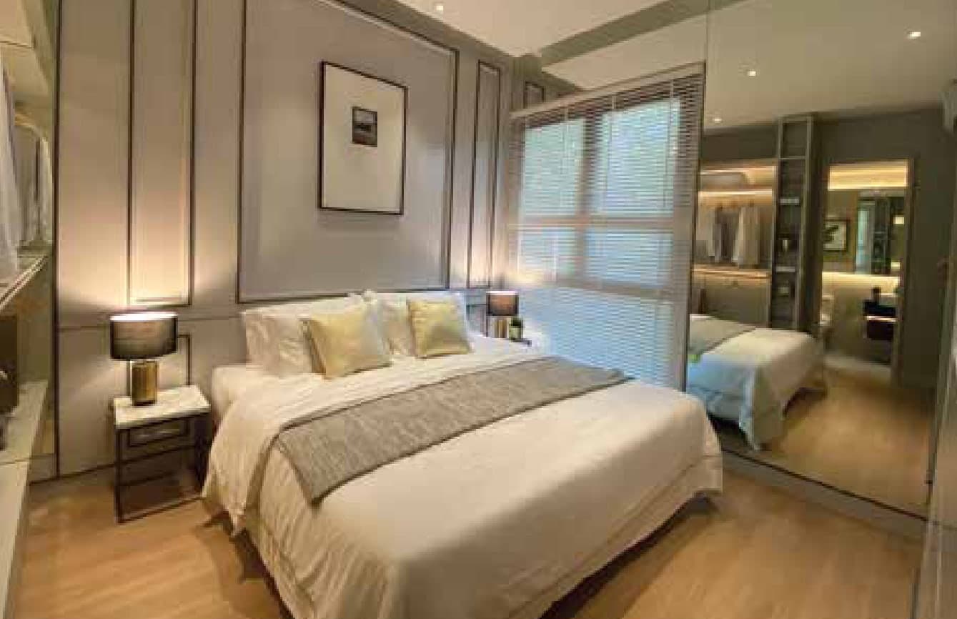 Laurel Residence show unit second bedroom