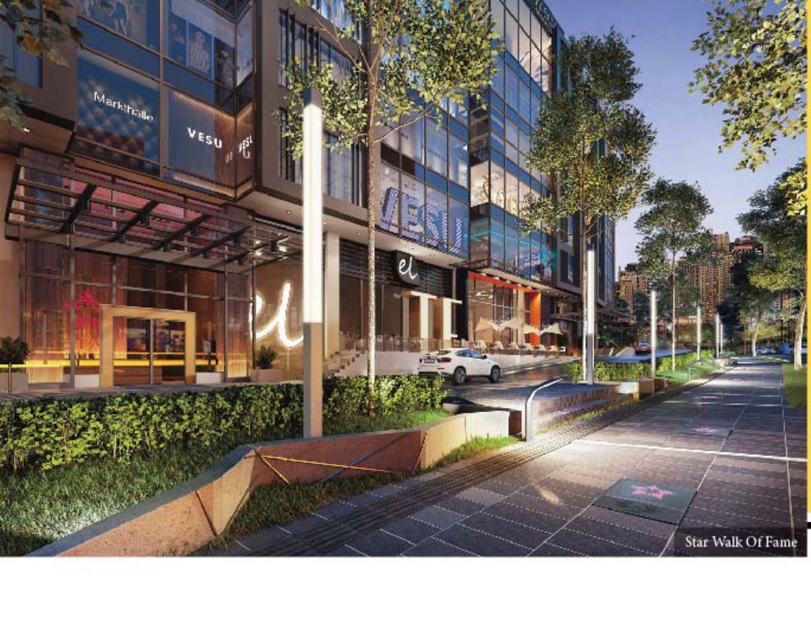 Star Walk Of Fame — South East Asia's first, set into Star Boulevard's dining street below the towers