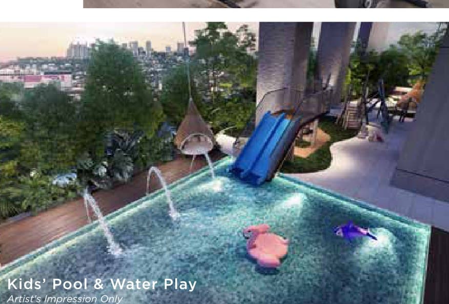 Talisa at Bangsar Hill Park — The kids' pool and water play
