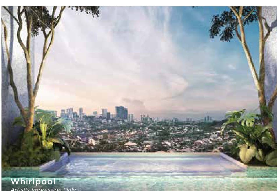 Talisa at Bangsar Hill Park — The whirlpool, looking over Bangsar