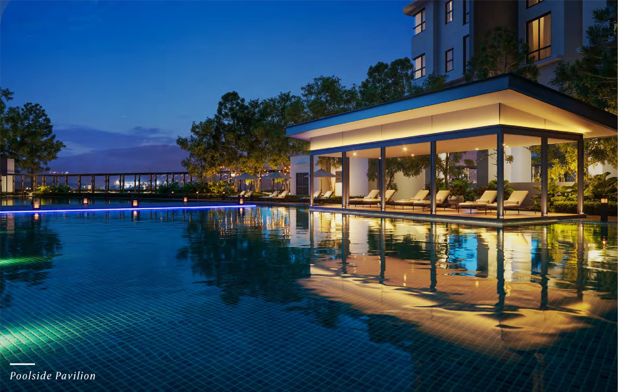 The poolside pavilion on the Level 3 deck, Cappella Embassy, artist's impression