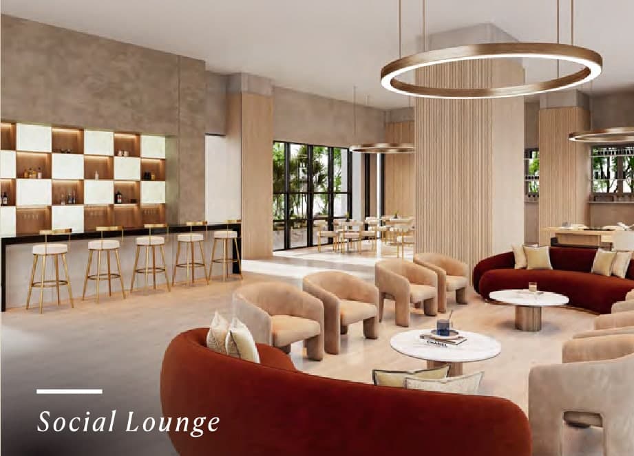 The social lounge, Cappella Embassy, artist's impression