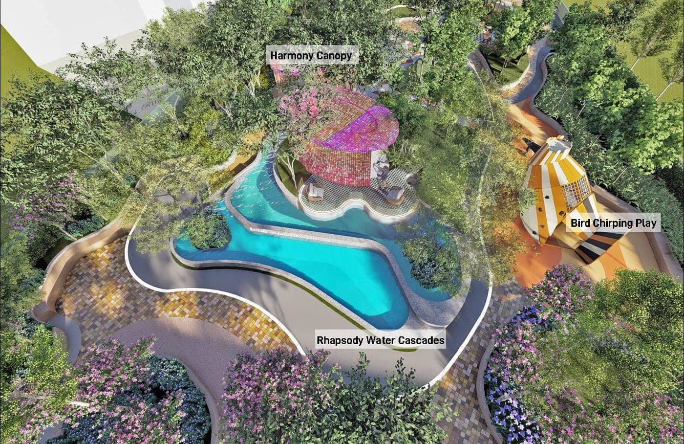 Reverie Garden and the Tangerine Cloister
