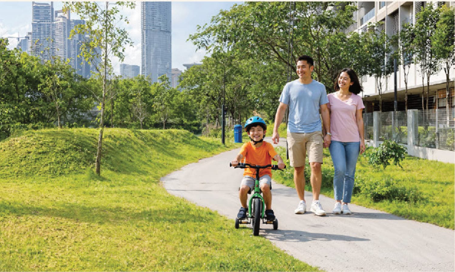 Promenade Boulevard, the 1 km linear park through 9 Seputeh