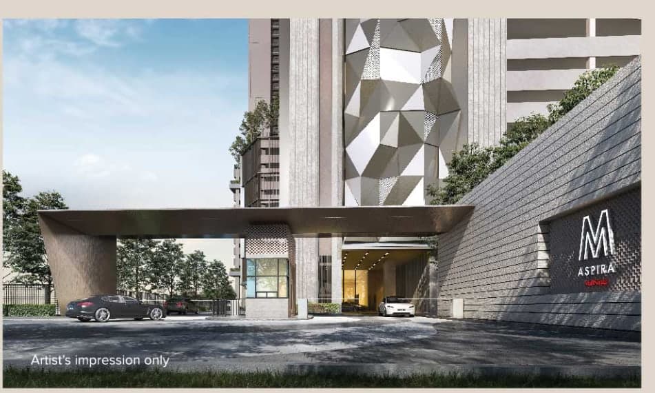 The grand entrance statement on Jalan Desa