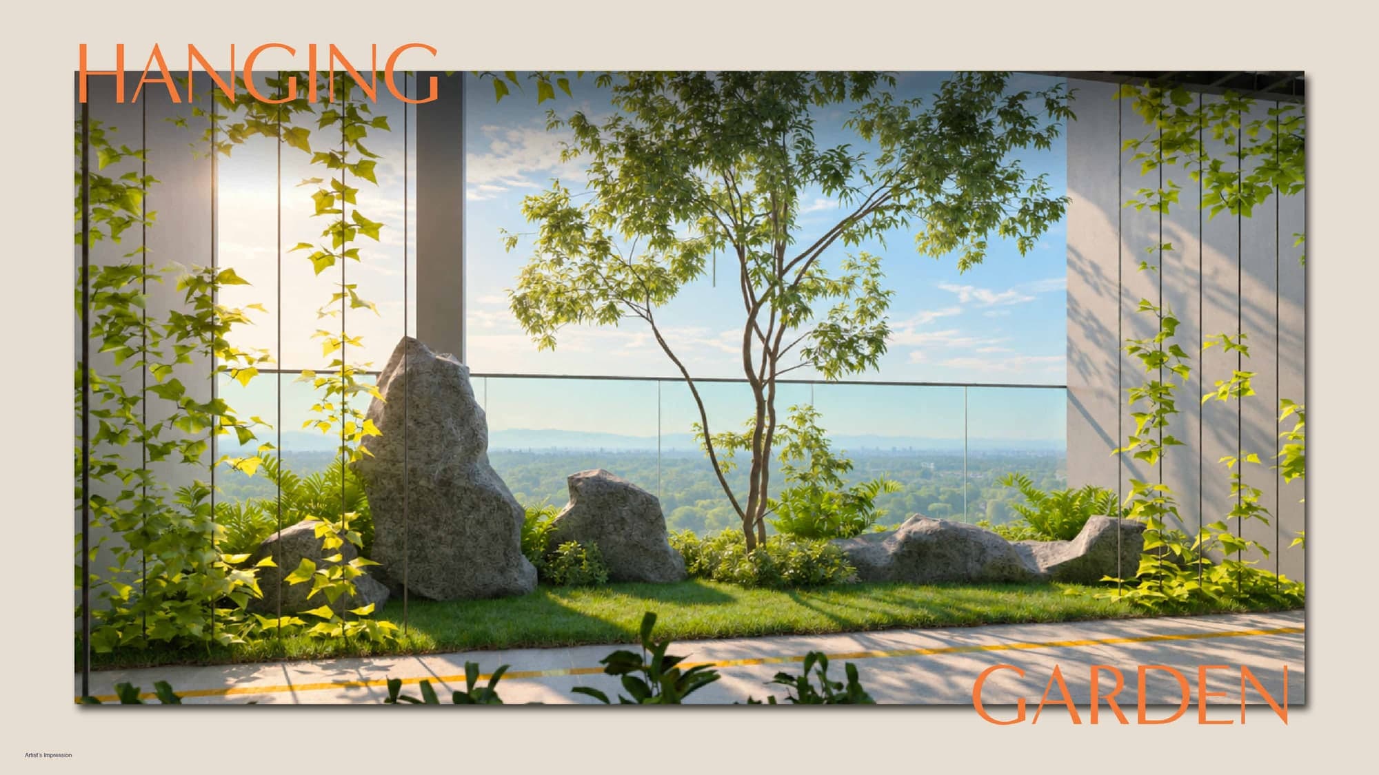 The hanging garden, MABA Suitez @ KL City Centre, artist's impression