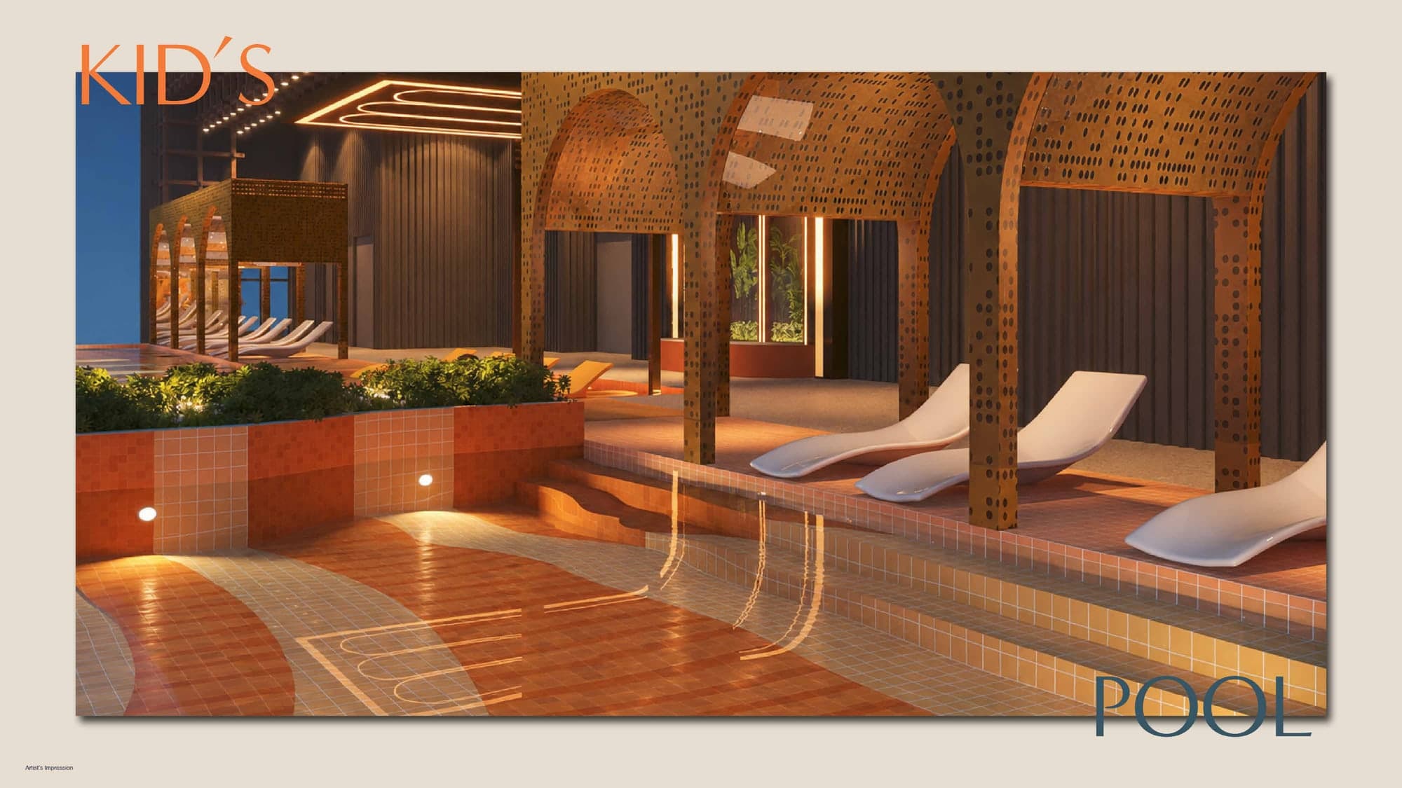 The kid's pool, MABA Suitez @ KL City Centre, artist's impression